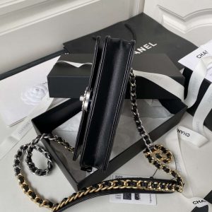 chanel ap3267 19 wallet on chain woc shiny lambskin black 005 luxibags.ru .jpg
