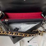chanel ap3267 19 wallet on chain woc shiny lambskin black 007 luxibags.ru .jpg