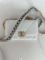 chanel ap3267 19 wallet on chain woc shiny lambskin white 03 luxibags.ru .jpg