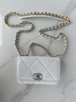 chanel ap3267 19 wallet on chain woc shiny lambskin white 16 luxibags.ru .jpg