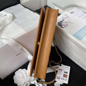 chanel ap3363 flap baguette bag lambskin brown 006 luxibags.ru .jpg