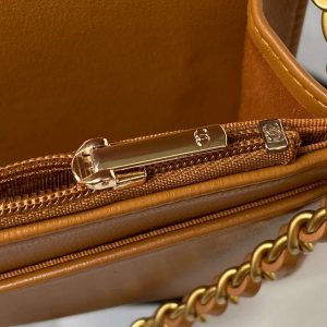 chanel ap3363 flap baguette bag lambskin brown 008 luxibags.ru .jpg