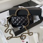 chanel ap3385 woc flap phone holder with chain lambskin black gold 002 luxibags.ru .jpg