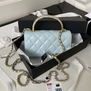 chanel ap3385 woc flap phone holder with chain lambskin blue gold 002 luxibags.ru .jpg