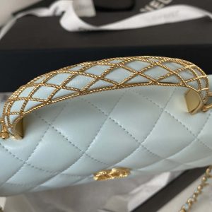 chanel ap3385 woc flap phone holder with chain lambskin blue gold 004 luxibags.ru .jpg