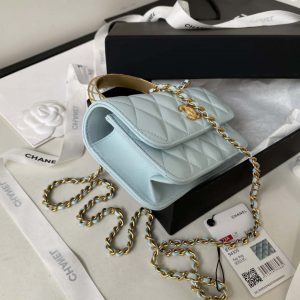 chanel ap3385 woc flap phone holder with chain lambskin blue gold 005 luxibags.ru .jpg