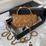 chanel ap3385 woc flap phone holder with chain lambskin caramel gold 001 luxibags.ru .jpg