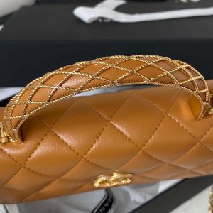 chanel ap3385 woc flap phone holder with chain lambskin caramel gold 004 luxibags.ru .jpg