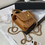 chanel ap3385 woc flap phone holder with chain lambskin caramel gold 005 luxibags.ru .jpg