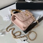 chanel ap3385 woc flap phone holder with chain lambskin pink gold 005 luxibags.ru .jpg