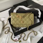 chanel ap3424 woc mini flap bag lambskin lemon yellow 001 luxibags.ru .jpg
