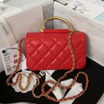 chanel ap3484 clutch with chain shiny lambskin gold tone metal red 002 luxibags.ru .jpg