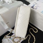 chanel ap3484 clutch with chain shiny lambskin gold tone metal white 005 luxibags.ru .jpg