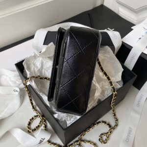 chanel ap3485 clutch with chain shiny lambskin gold tone metal black 006 luxibags.ru .jpg