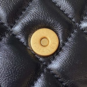 chanel ap3485 clutch with chain shiny lambskin gold tone metal black 009 luxibags.ru .jpg