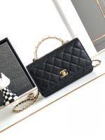 chanel ap3504 woc wallet on chain lambskin imitation pearls strass gold black 001 luxibags.ru .jpg