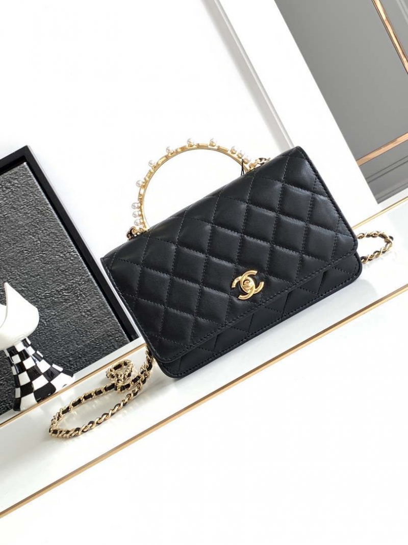chanel ap3504 woc wallet on chain lambskin imitation pearls strass gold black 001 luxibags.ru .jpg