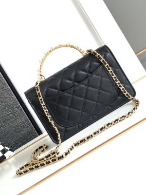 chanel ap3504 woc wallet on chain lambskin imitation pearls strass gold black 003 luxibags.ru .jpg