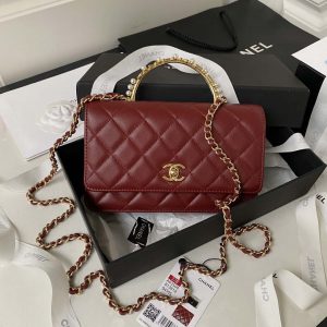 chanel ap3504 woc wallet on chain lambskin imitation pearls strass gold wine red 001 luxibags.ru .jpg