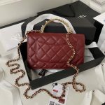 chanel ap3504 woc wallet on chain lambskin imitation pearls strass gold wine red 002 luxibags.ru .jpg