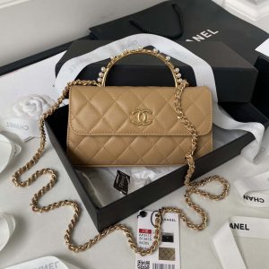 chanel ap3512 flap phone holder with chain lambskin imitation pearls enamel gold apricot 001 luxibags.ru .jpg