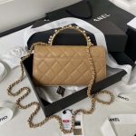 chanel ap3512 flap phone holder with chain lambskin imitation pearls enamel gold apricot 002 luxibags.ru .jpg