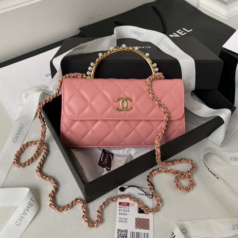 chanel ap3512 flap phone holder with chain lambskin imitation pearls enamel gold pink 001 luxibags.ru .jpg