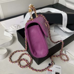 chanel ap3512 flap phone holder with chain lambskin imitation pearls enamel gold purple 006 luxibags.ru .jpg