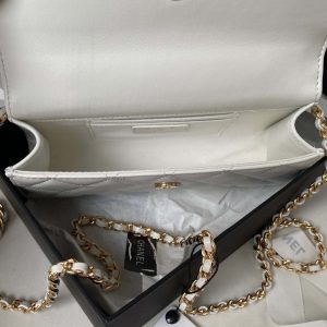 chanel ap3512 flap phone holder with chain lambskin imitation pearls enamel gold white 008 luxibags.ru .jpg