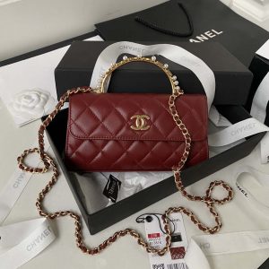 chanel ap3512 flap phone holder with chain lambskin imitation pearls enamel gold wine red 001 luxibags.ru .jpg