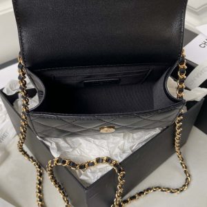 chanel ap3513 woc clutch with chain lambskin imitation pearls enamel gold black 007 luxibags.ru .jpg