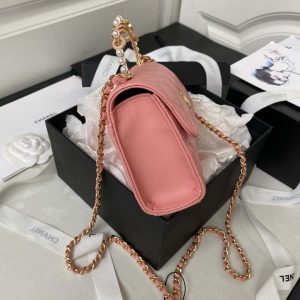 chanel ap3513 woc clutch with chain lambskin imitation pearls enamel gold pink 006 luxibags.ru .jpg