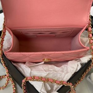 chanel ap3513 woc clutch with chain lambskin imitation pearls enamel gold pink 008 luxibags.ru .jpg