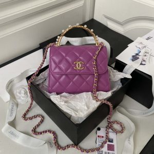 chanel ap3513 woc clutch with chain lambskin imitation pearls enamel gold purple 001 luxibags.ru .jpg