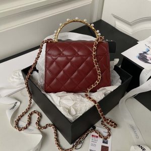 chanel ap3513 woc clutch with chain lambskin imitation pearls enamel gold wine red 002 luxibags.ru .jpg