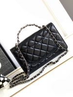 chanel ap3645 woc wallet on chain black shiny crumpled calfskin strass ruthenium finish metal 012 luxibags.ru .jpg