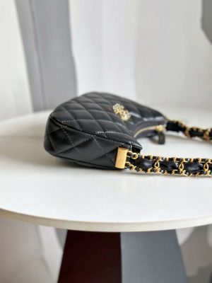 chanel ap3647 23k small hobo bag lambskin gold metal black 005 luxibags.ru .jpg