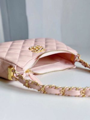 chanel ap3647 23k small hobo bag lambskin gold metal pink 006 luxibags.ru .jpg