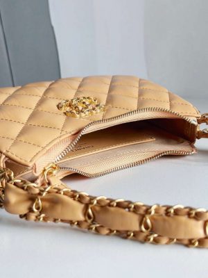 chanel ap3647 23k small hobo bag lambskin gold metal tan 005 luxibags.ru .jpg