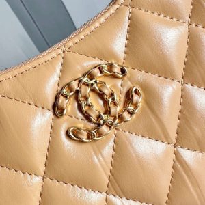 chanel ap3647 23k small hobo bag lambskin gold metal tan 007 luxibags.ru .jpg