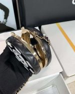 chanel ap3704 clutch with chain lambskin enamel gold tone metal black white 006 luxibags.ru .jpg