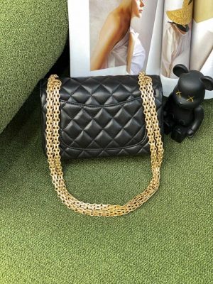 chanel as0874 mini 2 55 handbag calfskin strass glass pearls gold 005 luxibags.ru .jpg