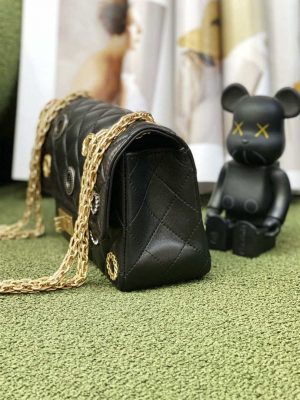 chanel as0874 mini 2 55 handbag calfskin strass glass pearls gold 007 luxibags.ru .jpg