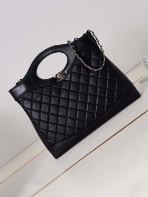 chanel as1010 31 larage shopping bag shiny lambskin black 001 luxibags.ru .jpg