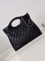 chanel as1010 31 larage shopping bag shiny lambskin black 004 luxibags.ru .jpg