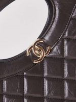 chanel as1010 31 larage shopping bag shiny lambskin dark brown 002 luxibags.ru .jpg