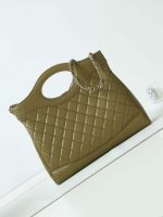 chanel as1010 31 larage shopping bag shiny lambskin green 005 luxibags.ru .jpg