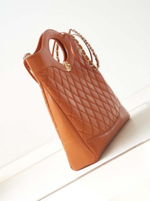 chanel as1010 31 larage shopping bag shiny lambskin light orange 003 luxibags.ru .jpg
