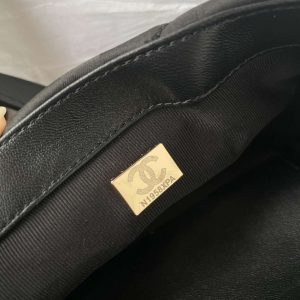 chanel as1115 small flap bag satin fabric black 007 luxibags.ru .jpg