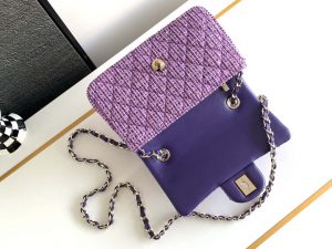 chanel as1116 24c mini flap bag 20cm a69900 tweed purple 02 luxibags.ru .jpg